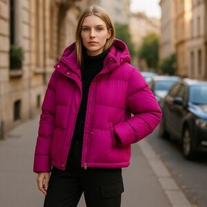 NWT LAUREN RALPH LAUREN Women's Oversized Satin Down Coat